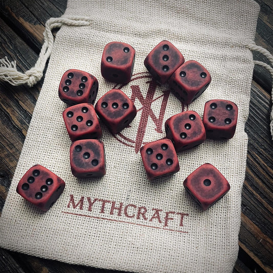 Blood Soaked Red D6 Set