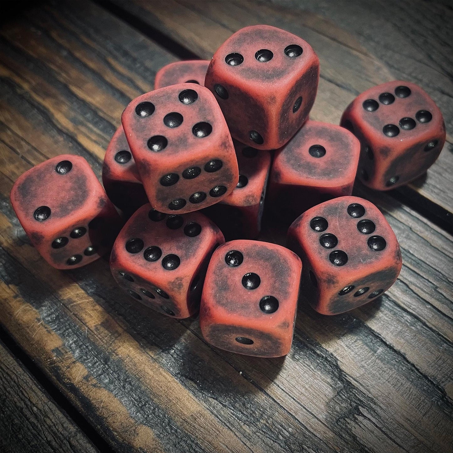 Blood Soaked Red D6 Set