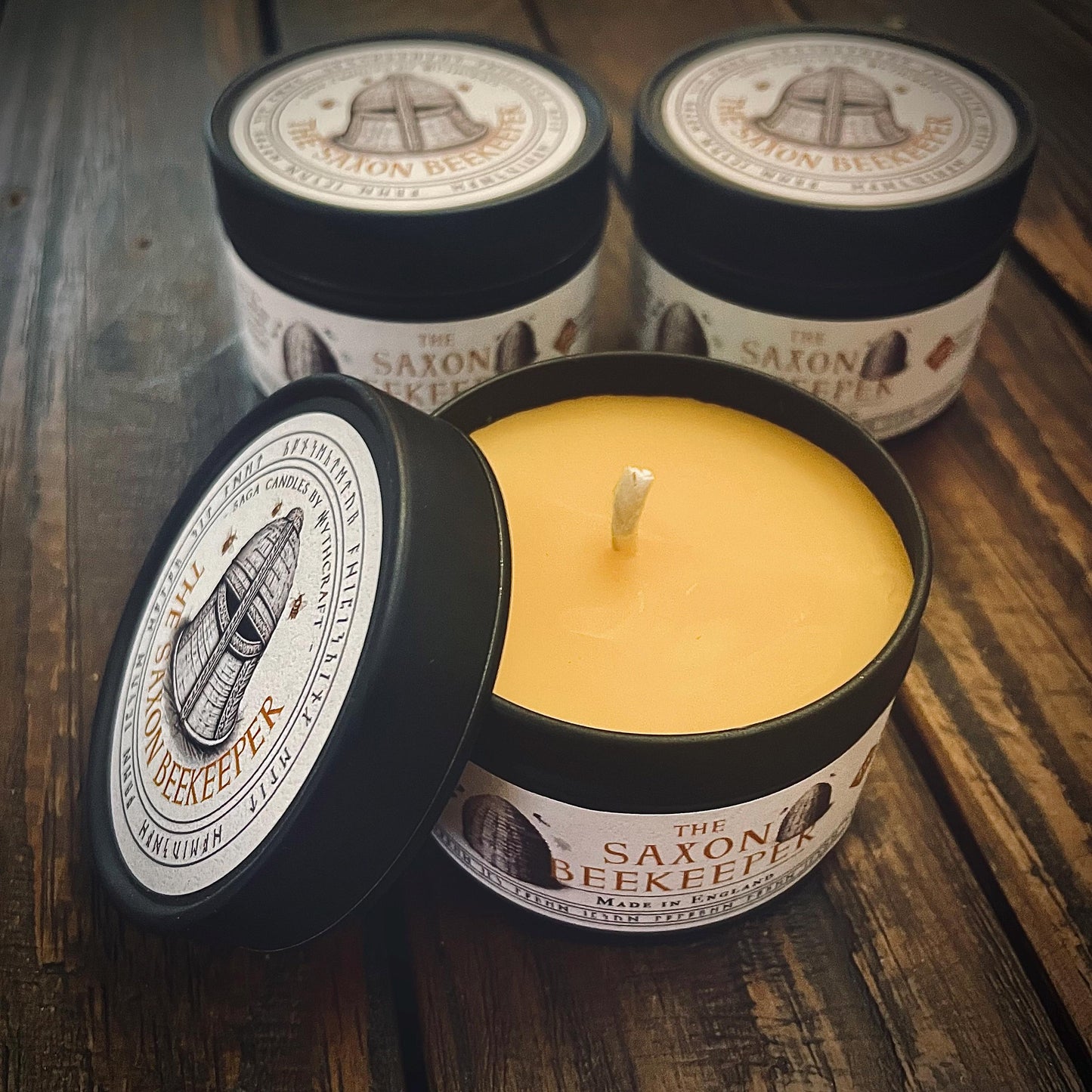 Beeswax Candle Tin 100ml