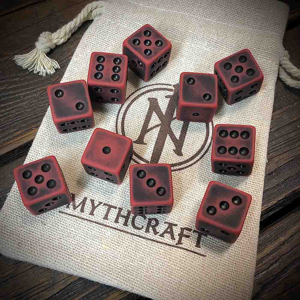 Blood Soaked Red D6 Set