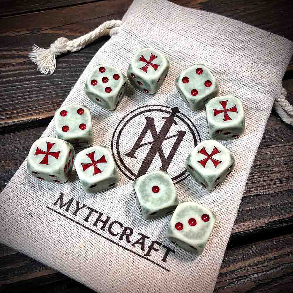 Red Knights Templar D6