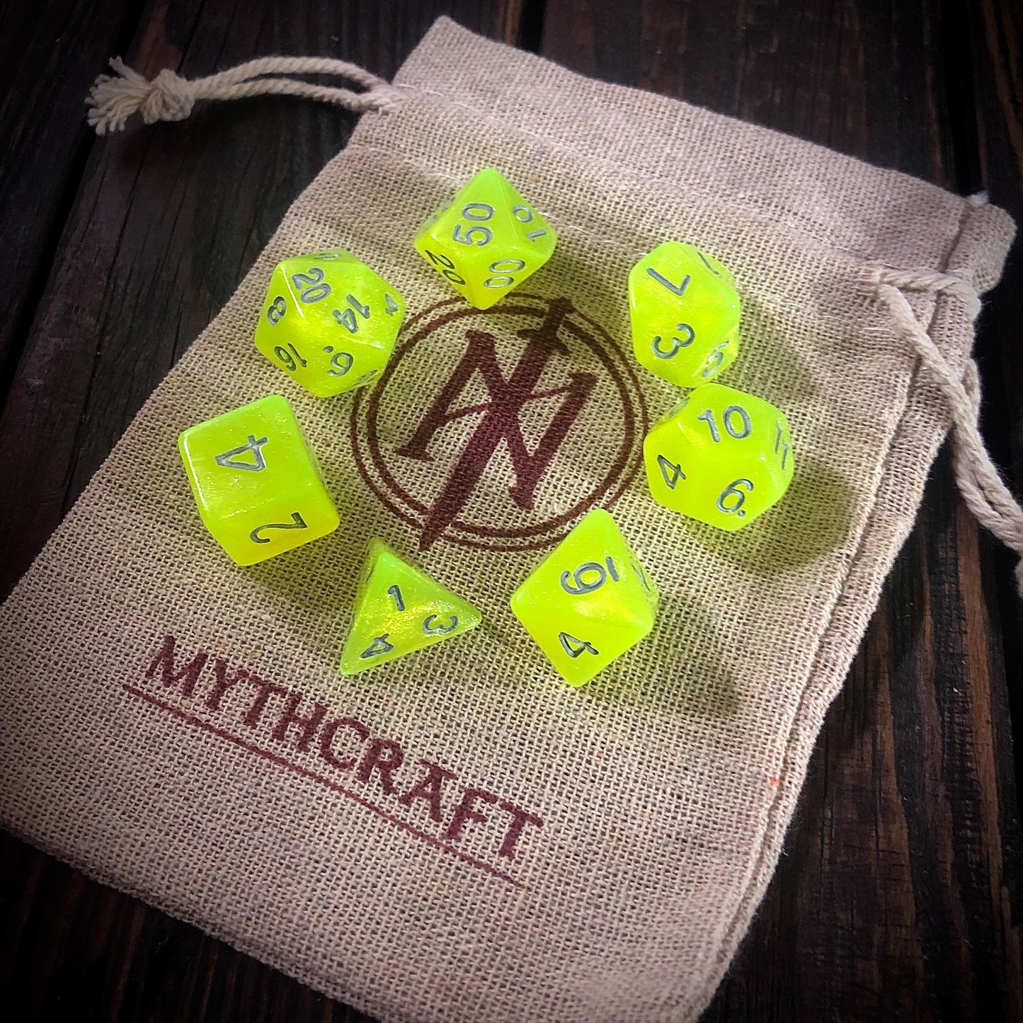 Radioactive Dice (7 Set)