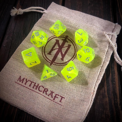 Radioactive Dice (7 Set)
