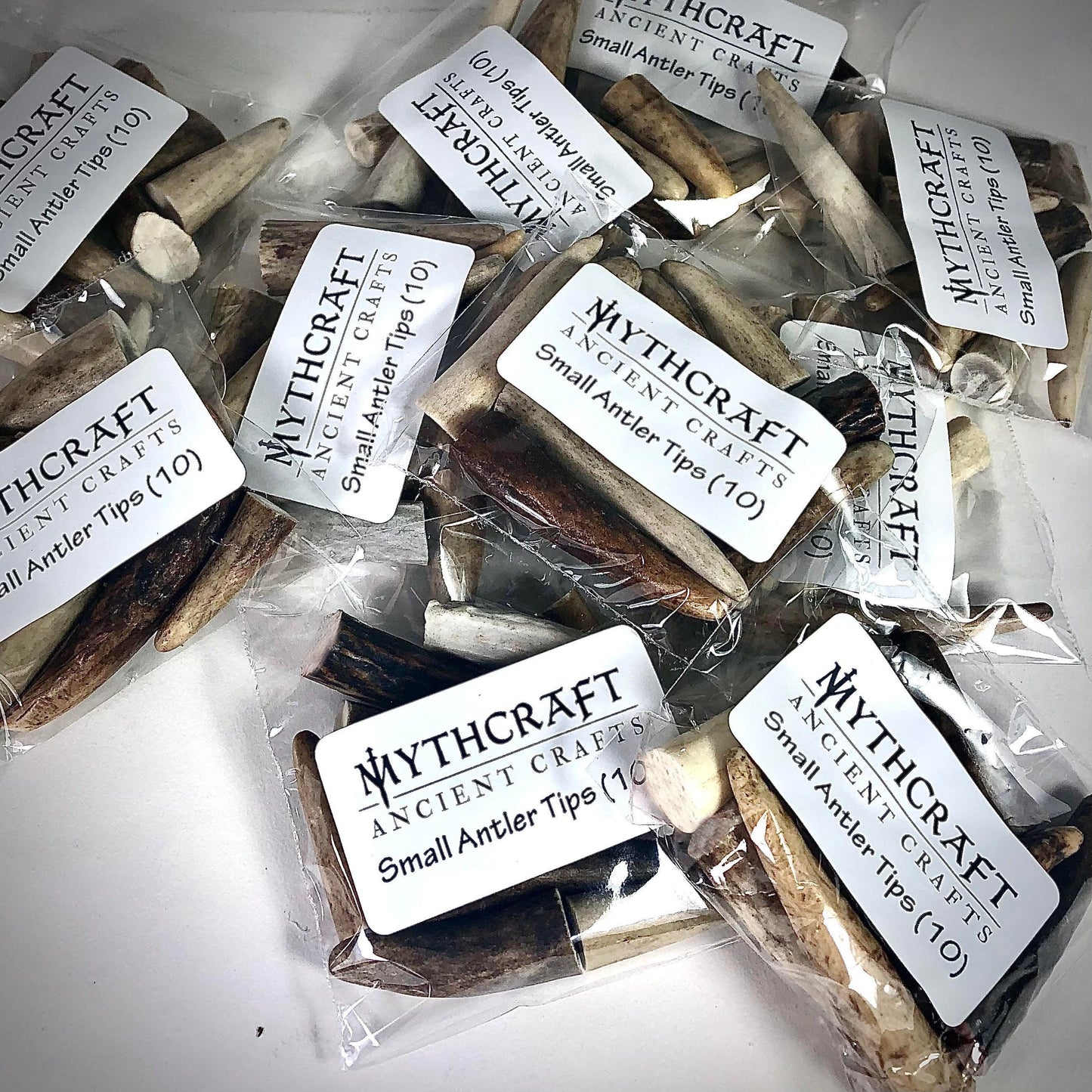 10x Small Deer Antler Tips