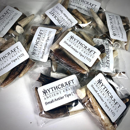 10x Small Deer Antler Tips