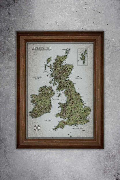 UK Fantasy Map Poster [Colour]