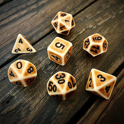 Parchment Dice (7 Set)