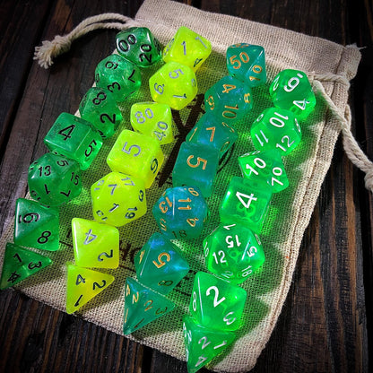 Radioactive Dice (7 Set)