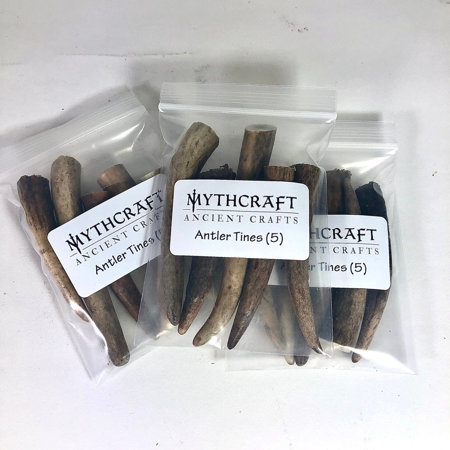 5x Small Deer Antler Tips