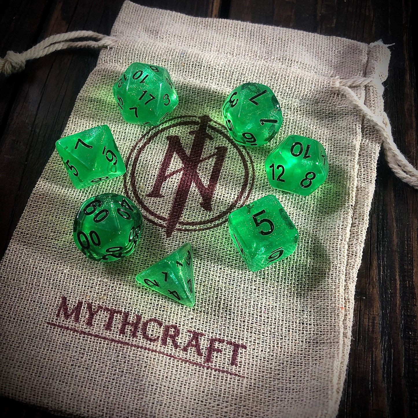 Radioactive Dice (7 Set)
